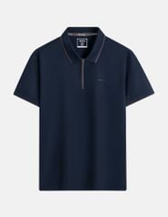 Áo polo ngắn tay nam cổ bo khóa cổ