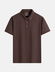 Áo polo ngắn tay nam cổ bo phối line