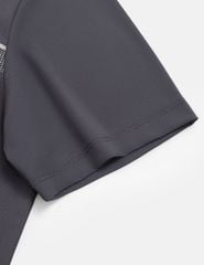 Áo polo nam cổ ép vải chính in ngang ngực