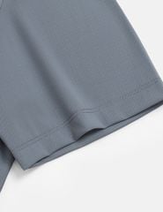 Áo polo nam cổ ép vải chính in ngang ngực