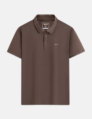 Áo polo nam ngắn tay cổ in họa tiết