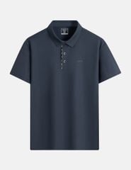 Áo polo nam ngắn tay cổ ép in tại nẹp cổ