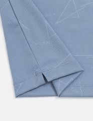Áo polo nam ngắn tay cổ dệt in tràn