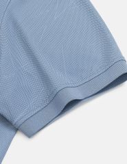 Áo polo nam ngắn tay cổ dệt in tràn