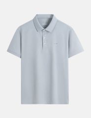 Áo polo nam ngắn tay cổ dệt in tràn