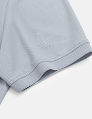 Áo polo nam ngắn tay cổ dệt in tràn