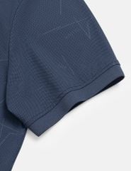 Áo polo nam ngắn tay cổ dệt in tràn