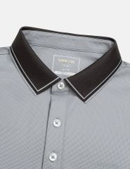 Áo polo nam ngắn tay cổ bo line quanh cổ