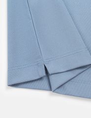 Áo polo nam ngắn tay cổ dệt trang trí