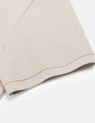 Áo polo nam ngắn tay cổ dệt trang trí
