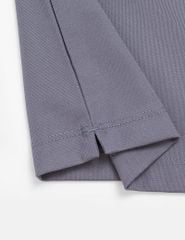 Áo polo nam ngắn tay cổ dệt trang trí