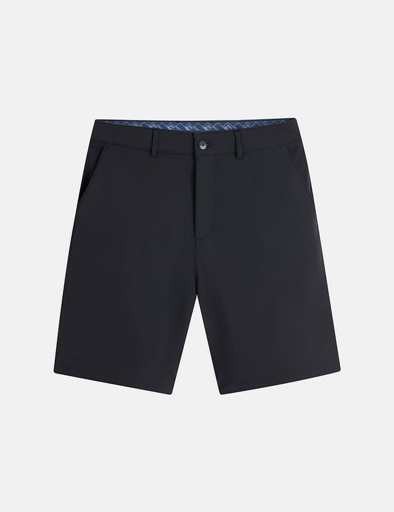 Quần short golf nam cạp chun họa tiết