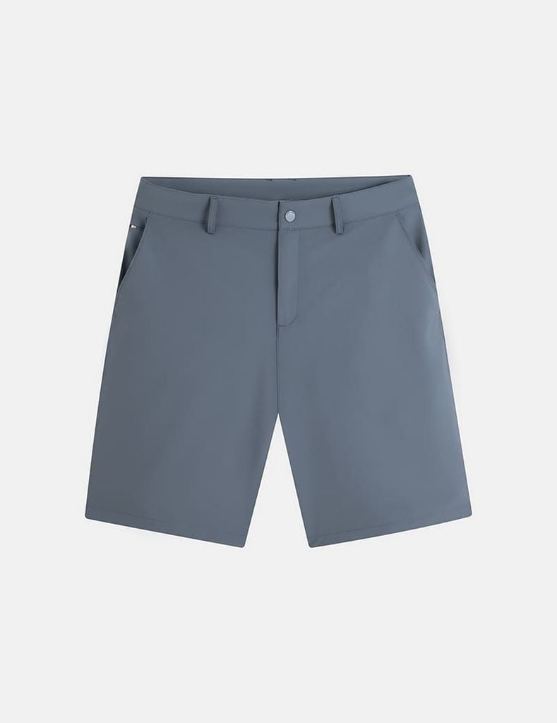 Quần short golf nam trang trí pack cao su túi sau