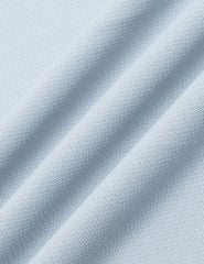 Áo nỉ cổ tròn nam đính mác dệt trên gấu