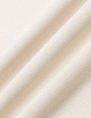 Áo nỉ cổ tròn nam đính mác dệt trên gấu