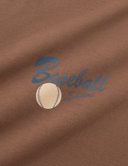 Áo nỉ cổ tròn nam hình in trước ngực dáng rộng