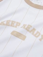 Áo nỉ cổ tròn nam phối hình in giữa ngực