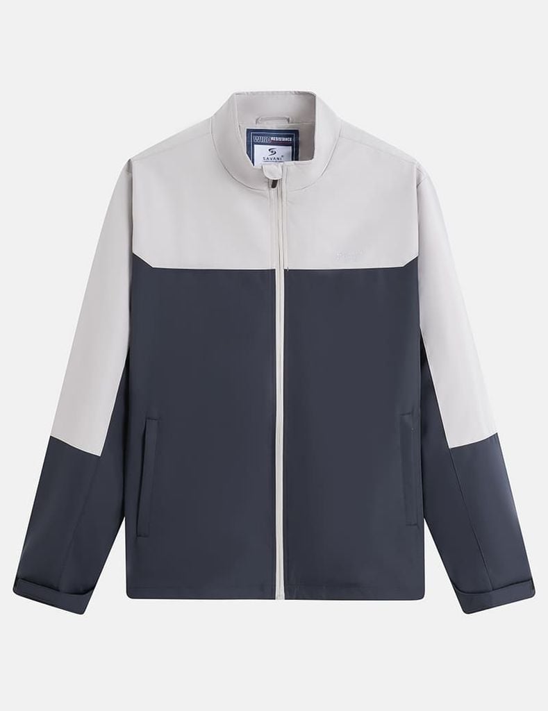 Áo gió không mũ nam phối màu