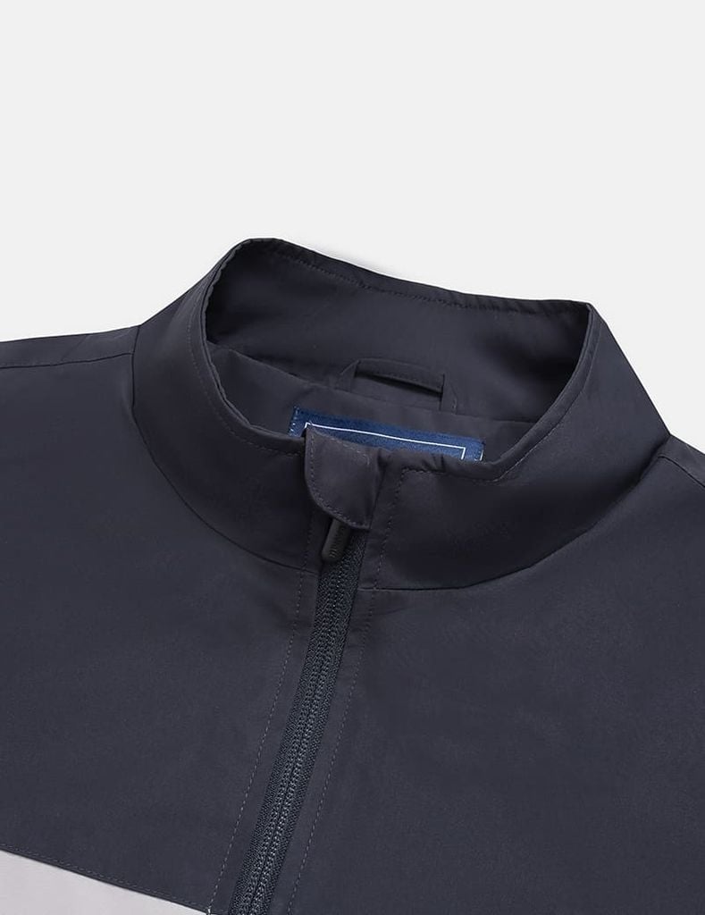 Áo gió không mũ nam phối màu