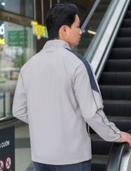 Áo gió nam không mũ phối vai