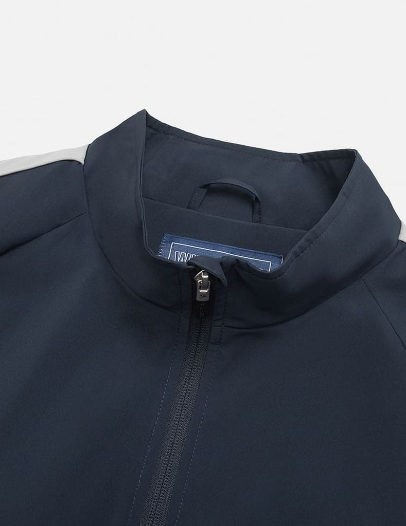 Áo gió nam không mũ phối vai