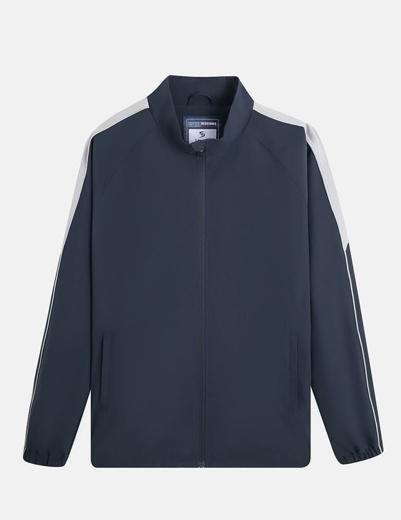 Áo gió nam không mũ phối vai