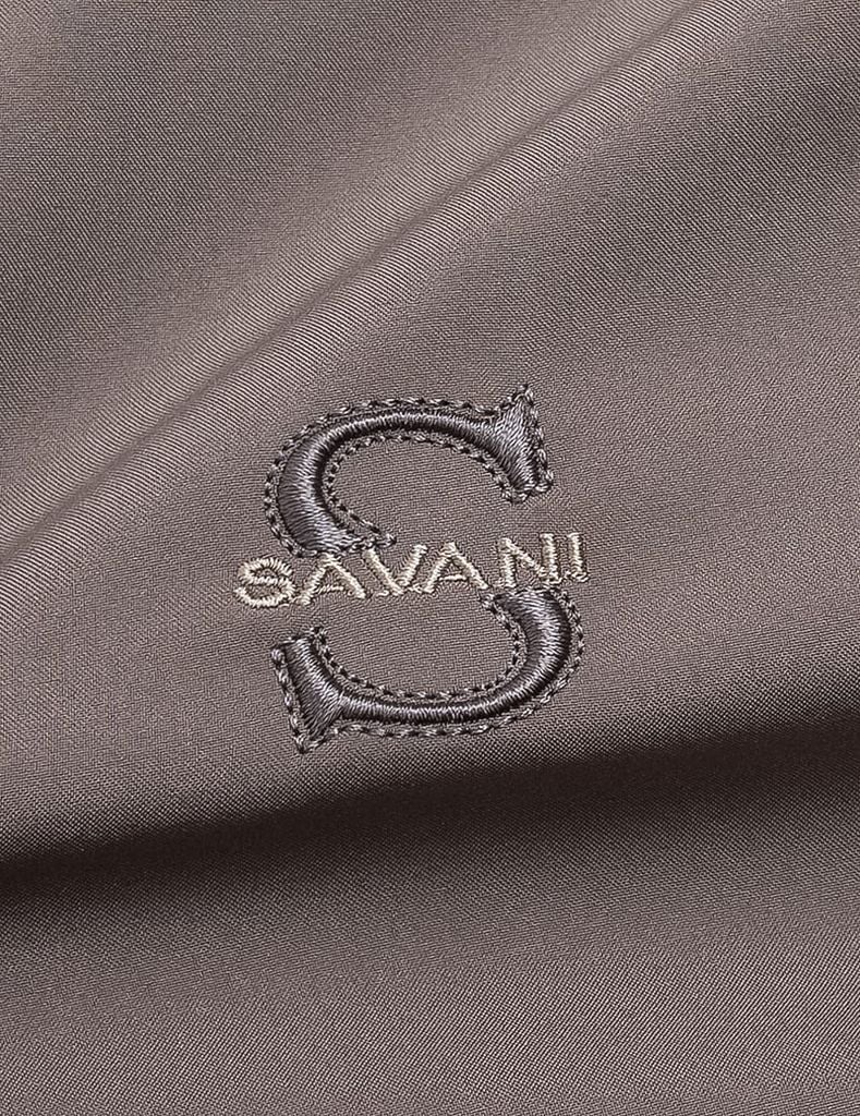 Áo khoác lót lông nam cổ dựng logo ngực