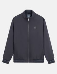 Áo khoác lót lông nam cổ dựng logo ngực