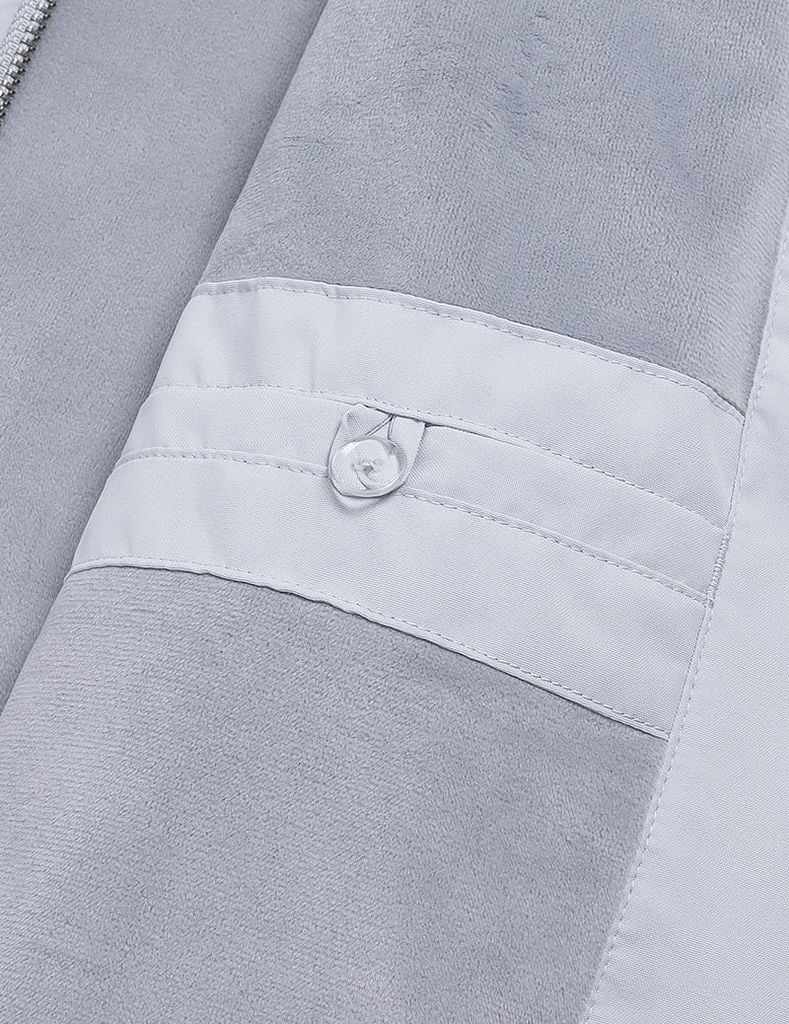 Áo khoác nam lót lông cổ bomber