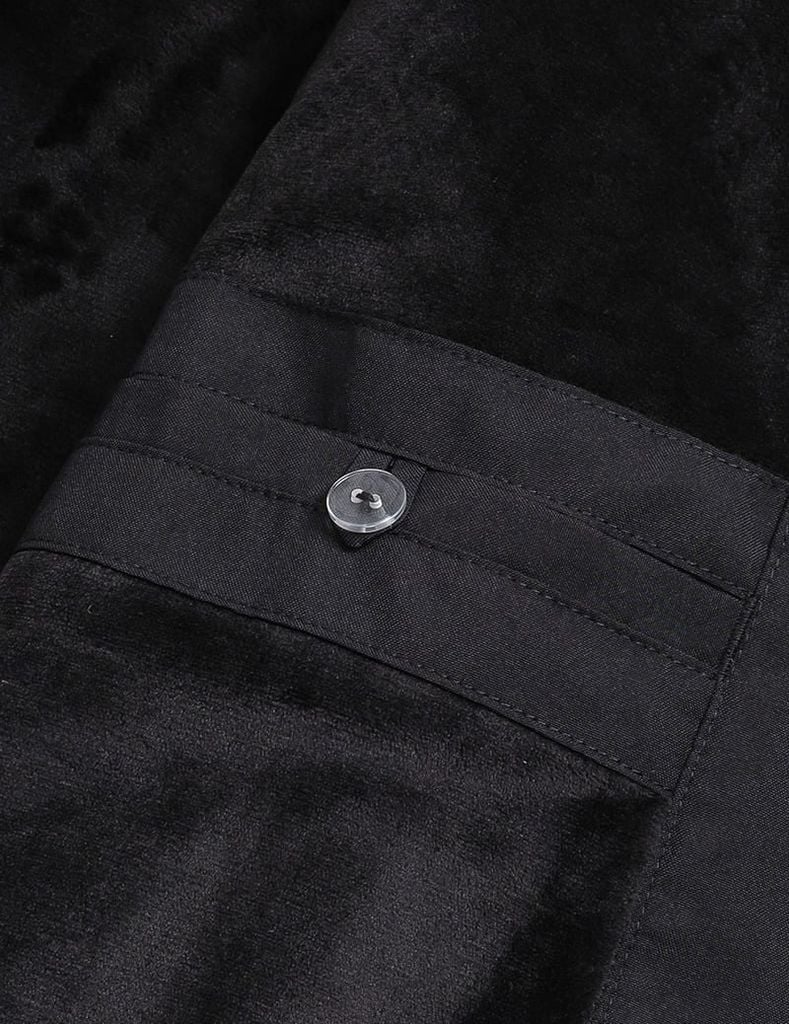 Áo khoác nam lót lông cổ bomber