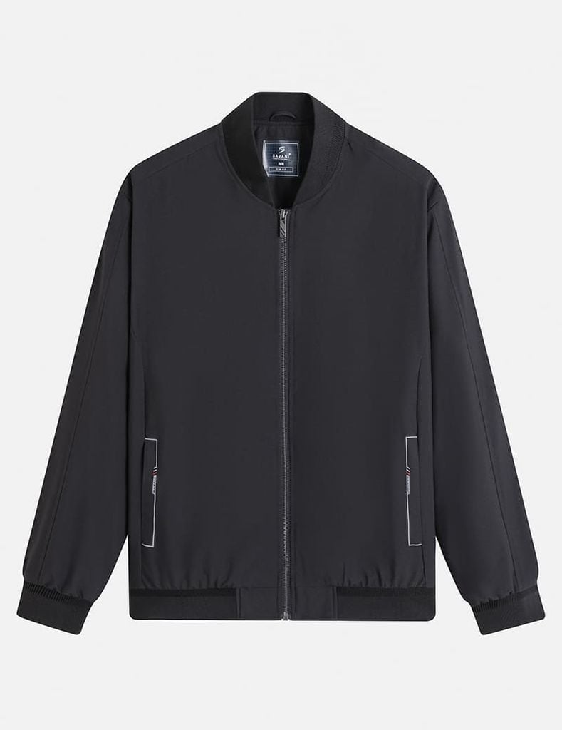 Áo khoác nam lót lông cổ bomber