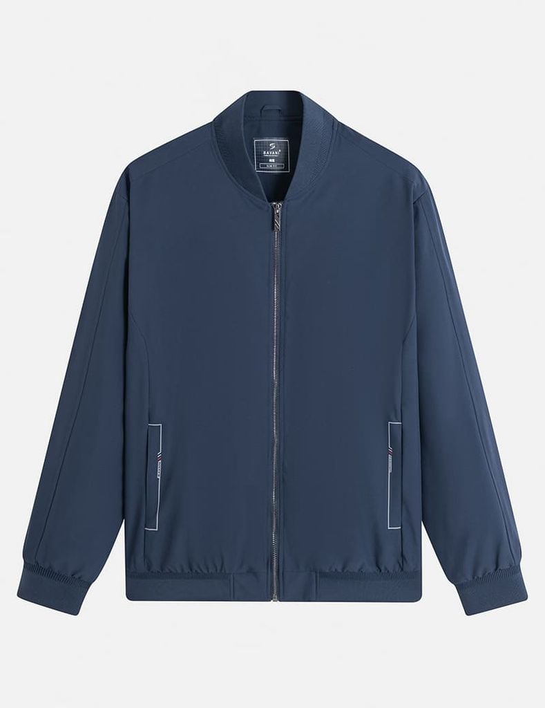 Áo khoác nam lót lông cổ bomber