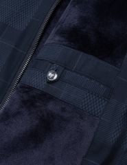 Áo khoác nam lót lông cổ bomber