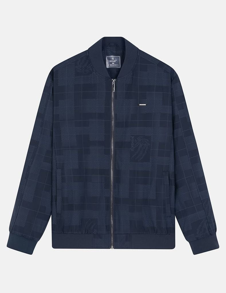 Áo khoác nam lót lông cổ bomber