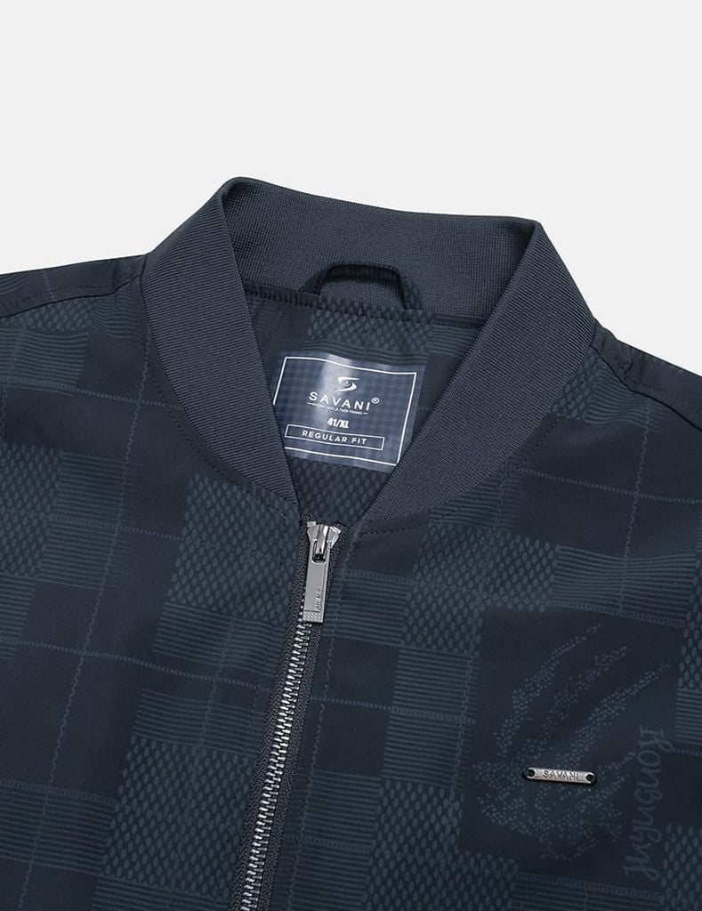 Áo khoác nam lót lông cổ bomber