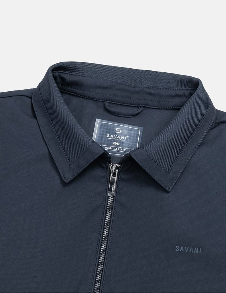 Áo khoác nam lót lông cổ bẻ