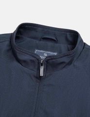 Áo khoác nam lót lông cổ dựng logo ngực