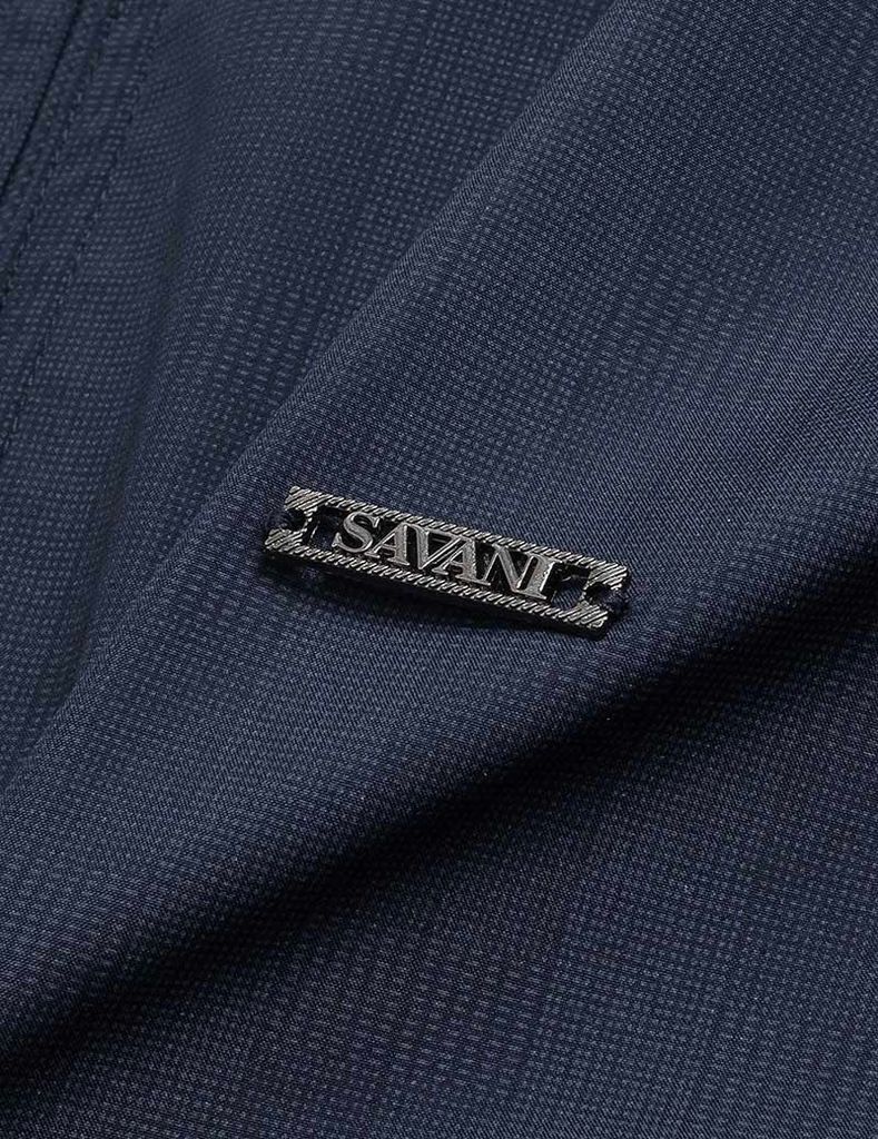 Áo khoác nam lót lông cổ dựng logo ngực