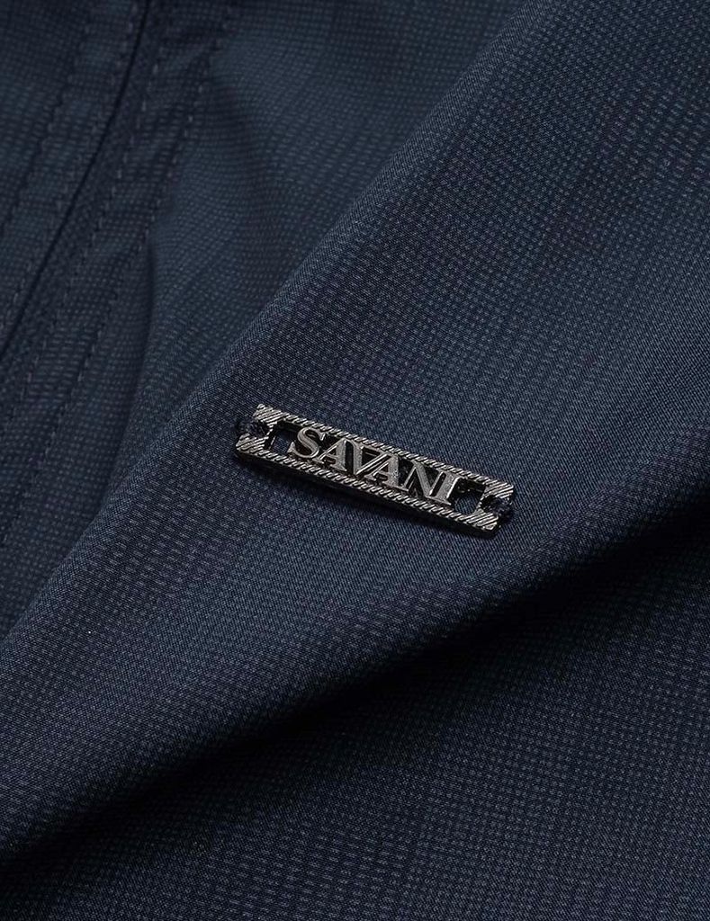 Áo khoác nam lót lông cổ dựng logo ngực