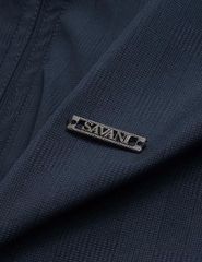 Áo khoác nam lót lông cổ dựng logo ngực