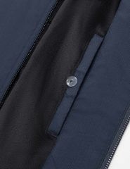 Áo khoác nam lót lông cổ dựng logo ngực