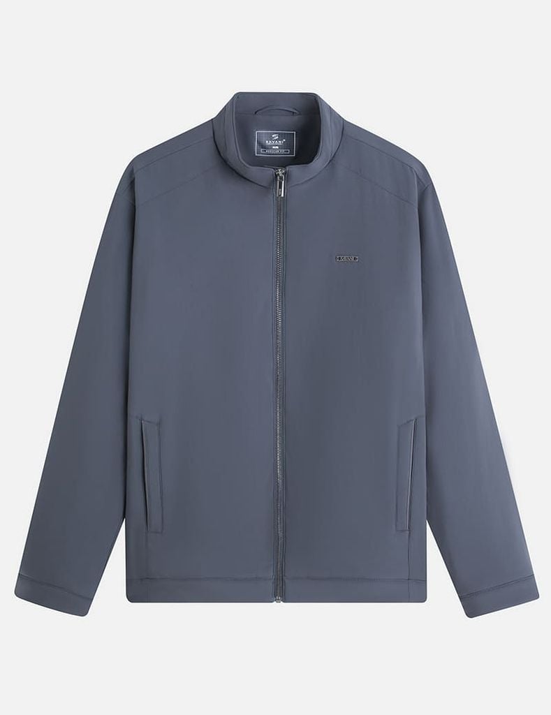 Áo khoác lót lông nam đính logo trước ngực