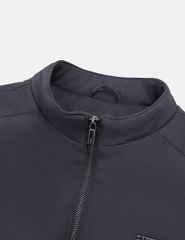 Áo khoác lót lông nam đính logo trước ngực