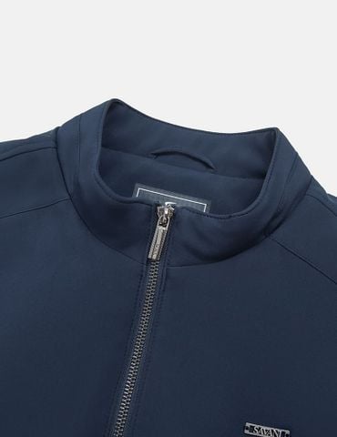 Áo khoác lót lông nam đính logo trước ngực