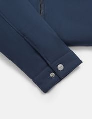 Áo khoác lót lông nam đính logo trước ngực