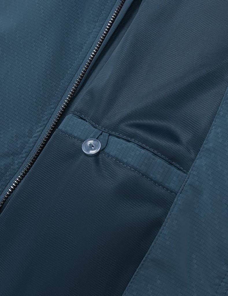 Áo khoác cổ đứng nam in logo trước ngực