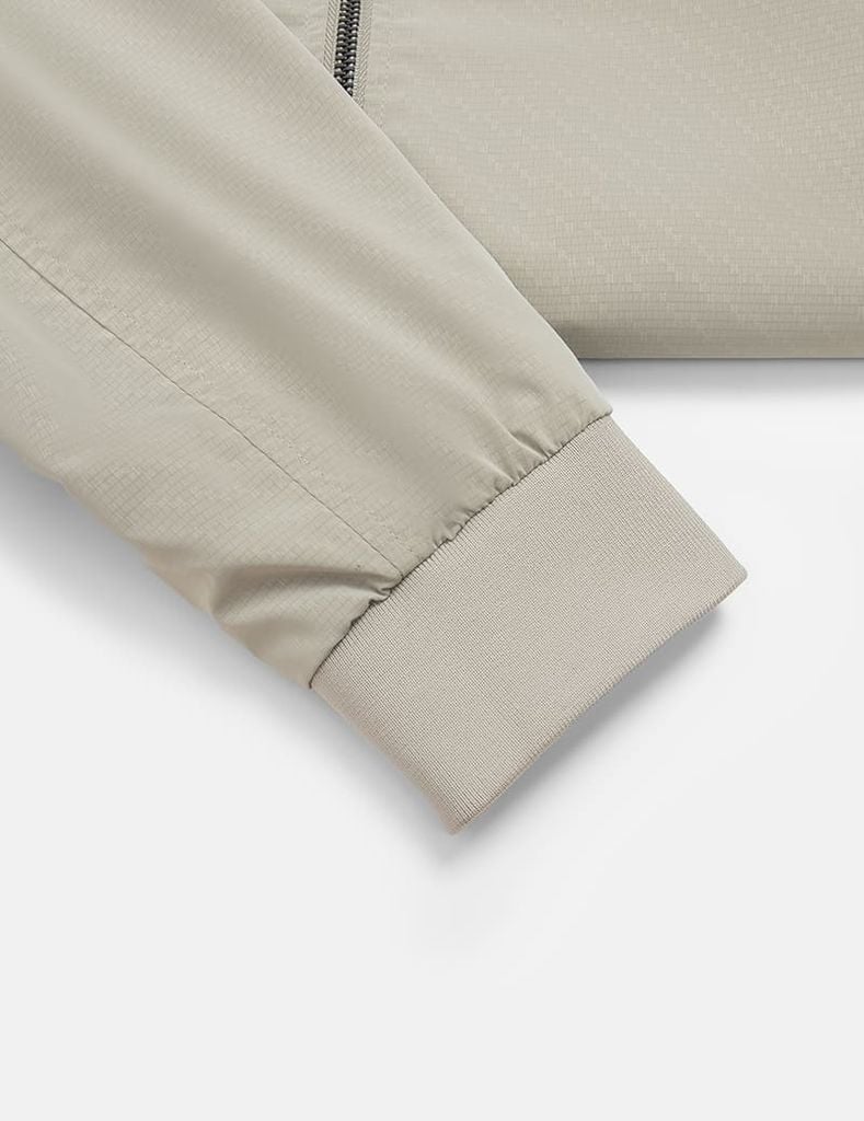 Áo khoác cổ đứng nam in logo trước ngực