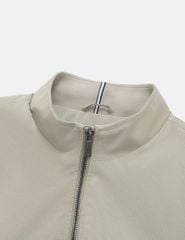 Áo khoác cổ đứng nam in logo trước ngực