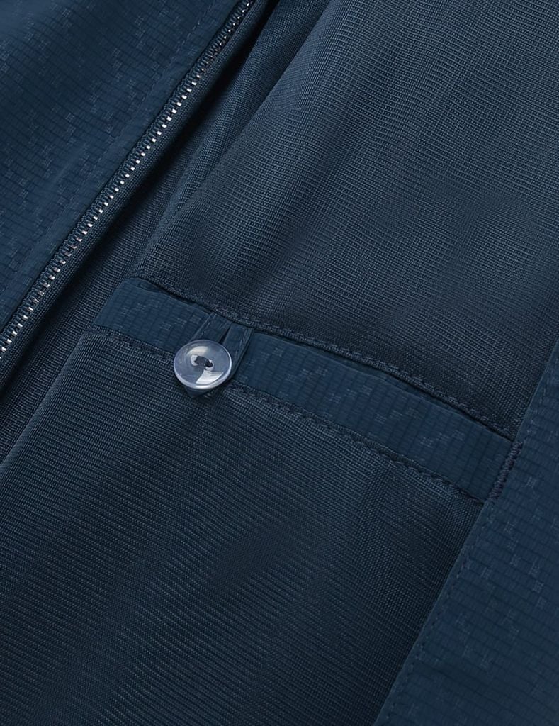 Áo khoác cổ đứng nam in logo trước ngực