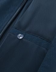 Áo khoác cổ đứng nam in logo trước ngực